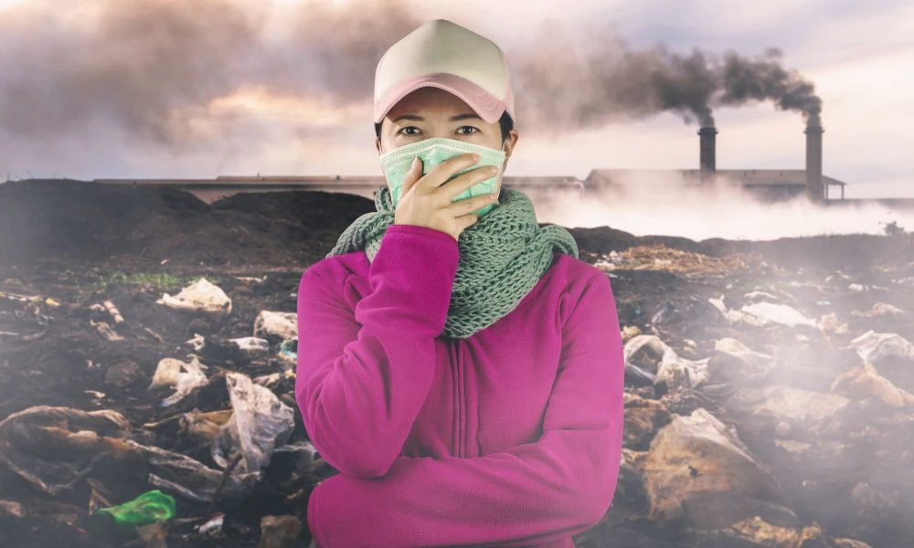 effects on skin from air pollution