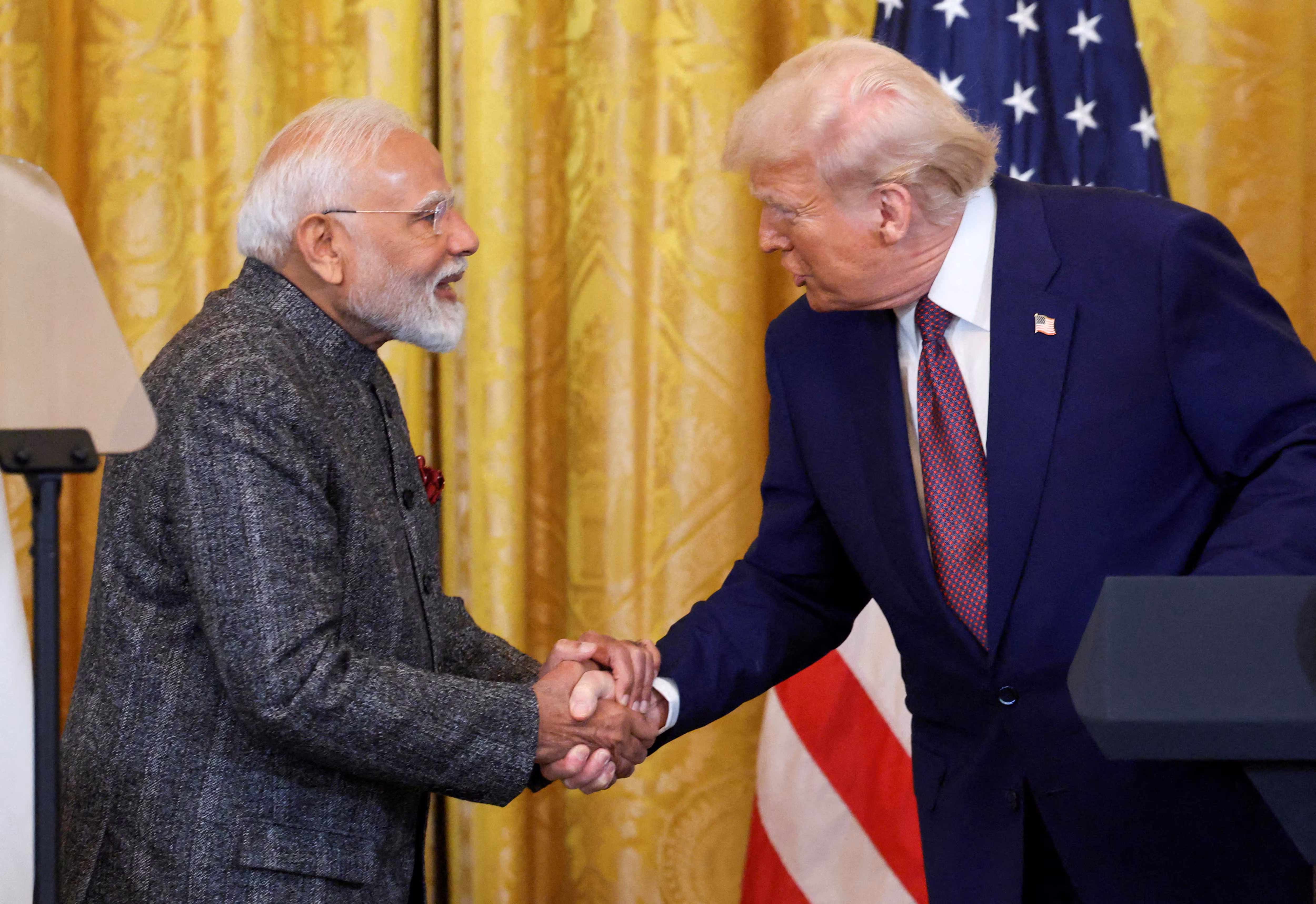 President Trump said this week that Washington and New Delhi 