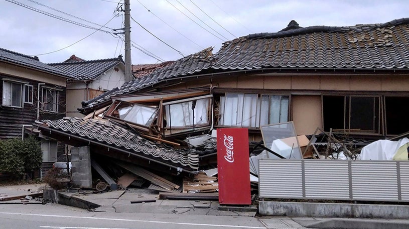 Earthquake in Japan