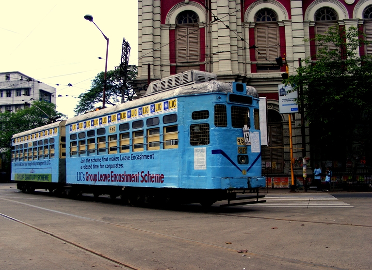 After a prolonged suspension of services, which triggered fear that the 152-year-old tram may have made its exit from Kolkata, the first tram car trundled out of the Gariahat depot early on Tuesday morning. 