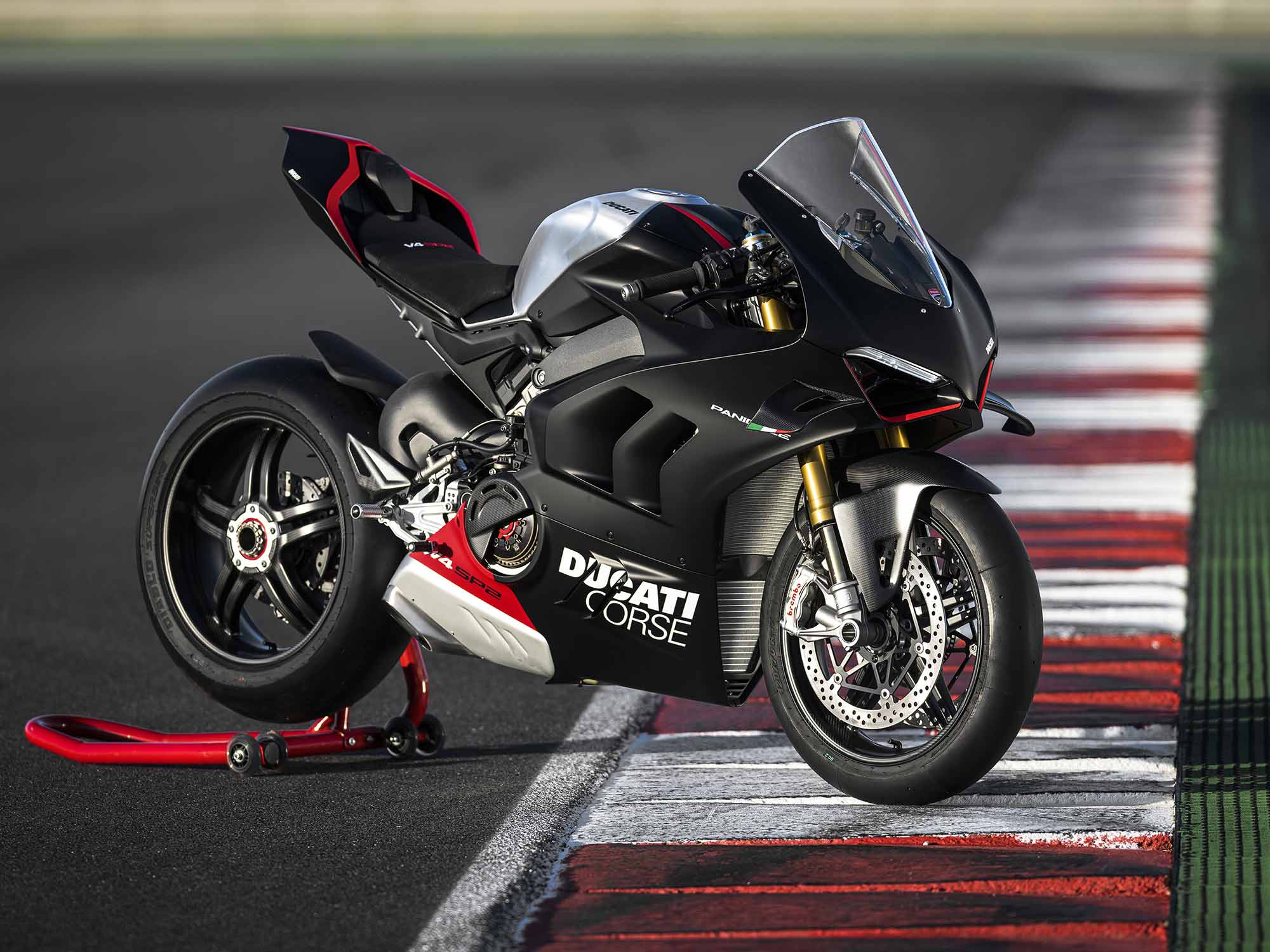 Ducati V4 SP2 in action