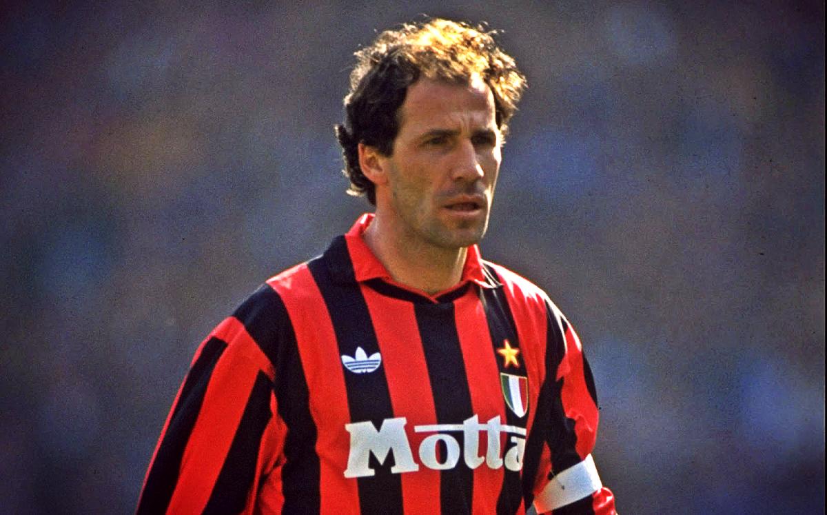 Franco Baresi in action.