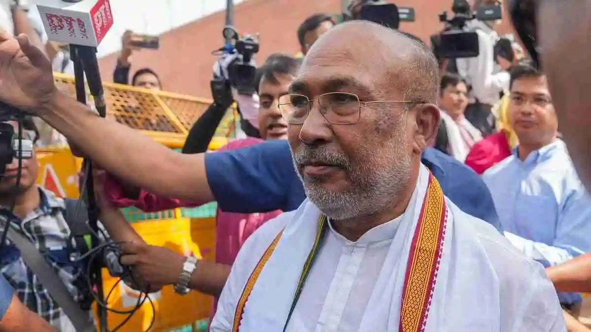 Manipur news ft. Biren Singh