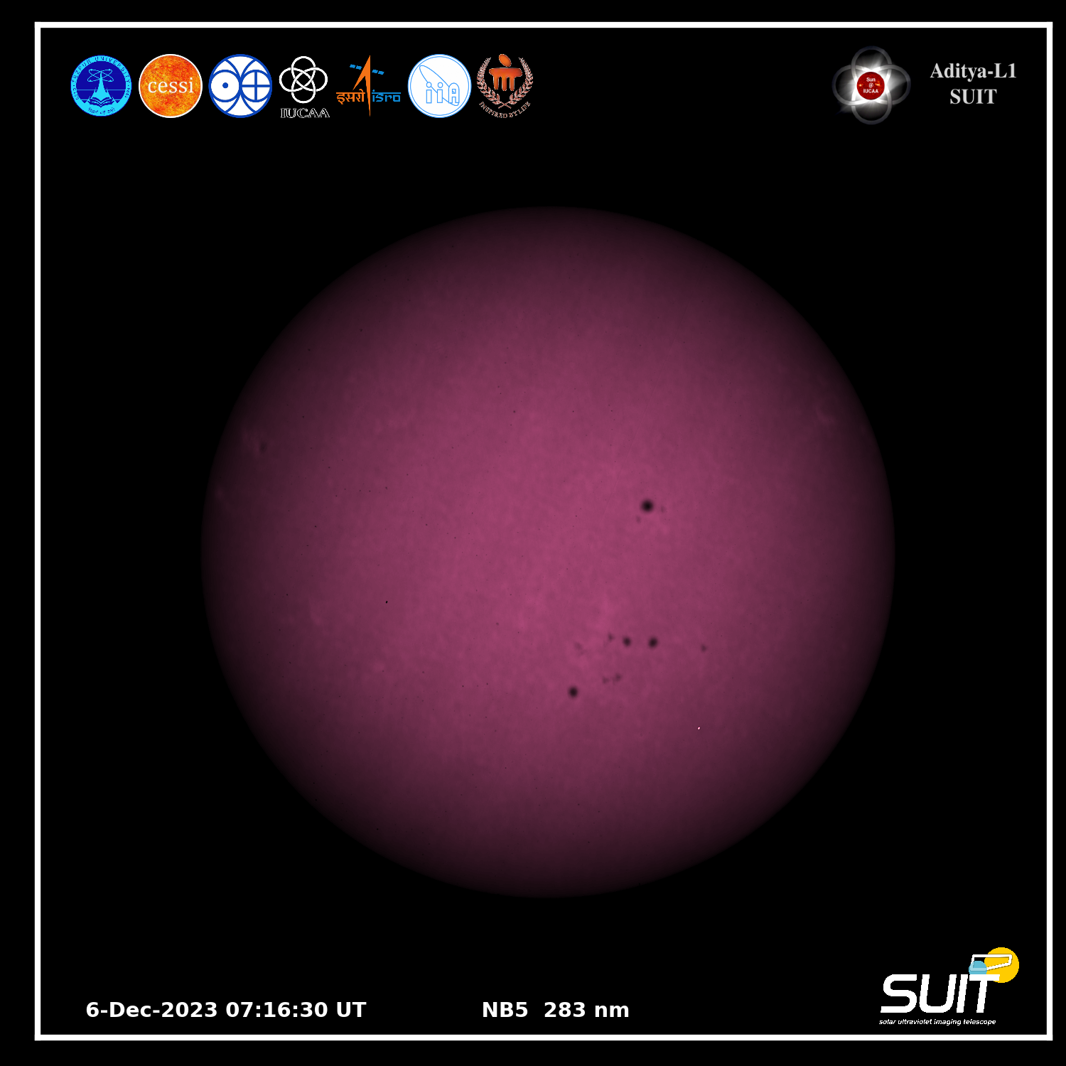 1st ever snaps of the full sun captured by India's Aditya-L1 Mission