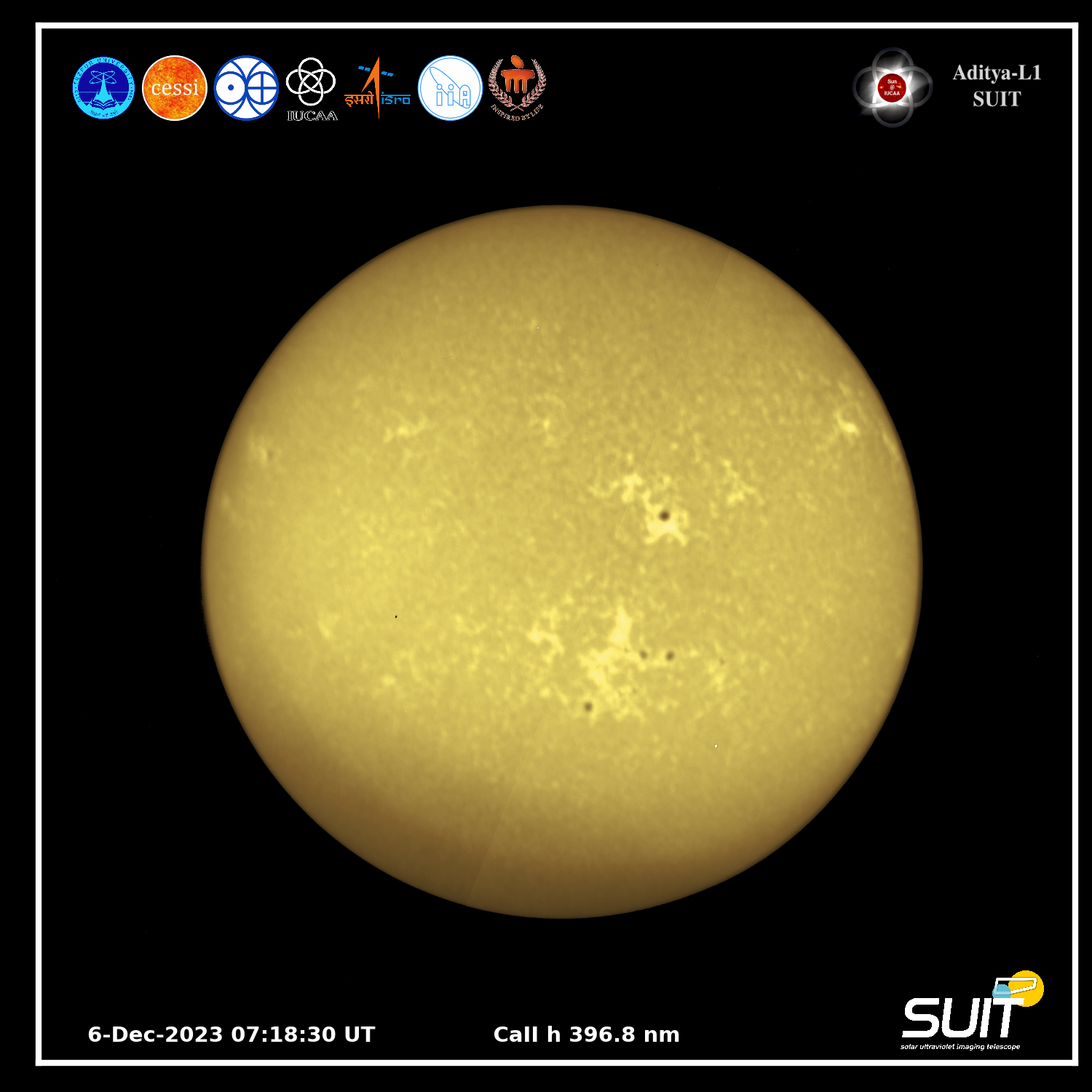 1st ever snaps of the full sun captured by India's Aditya-L1 Mission