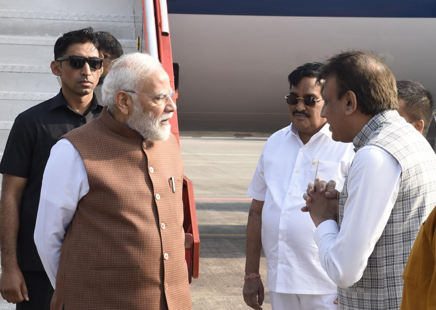 PM Modi Reviews Progress at Under-Construction Surat Bullet Train Station