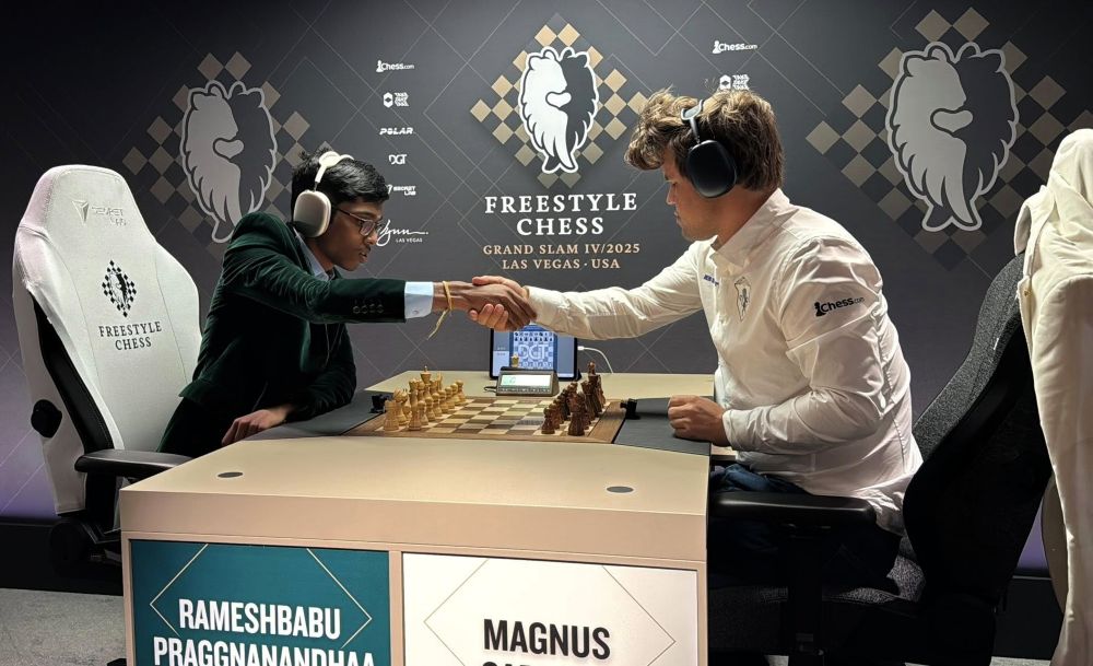Carlsen Crashes, Pragg Rises: Vegas Freestyle Chess Gets Wild