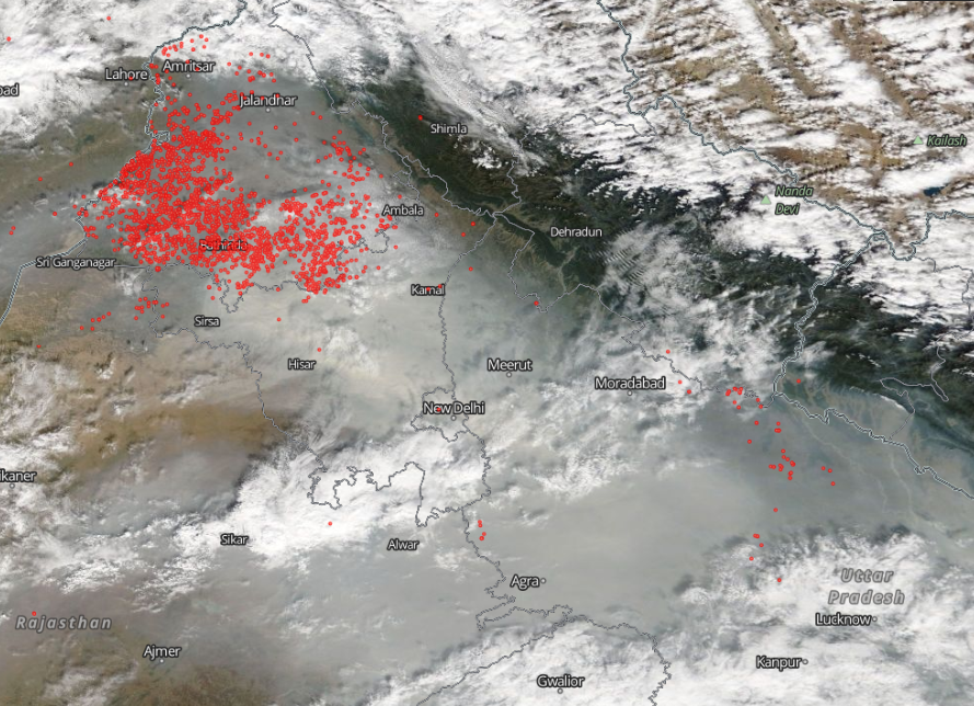 Delhi Suffers “Severe” Air Quality as AQI Climbs to 494, Triggers Emergency Measures