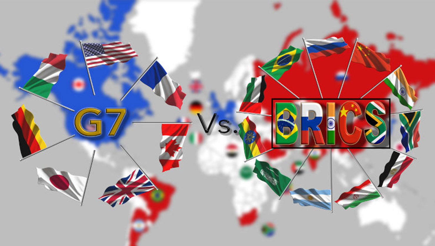 BRICS vs G7 representaive image