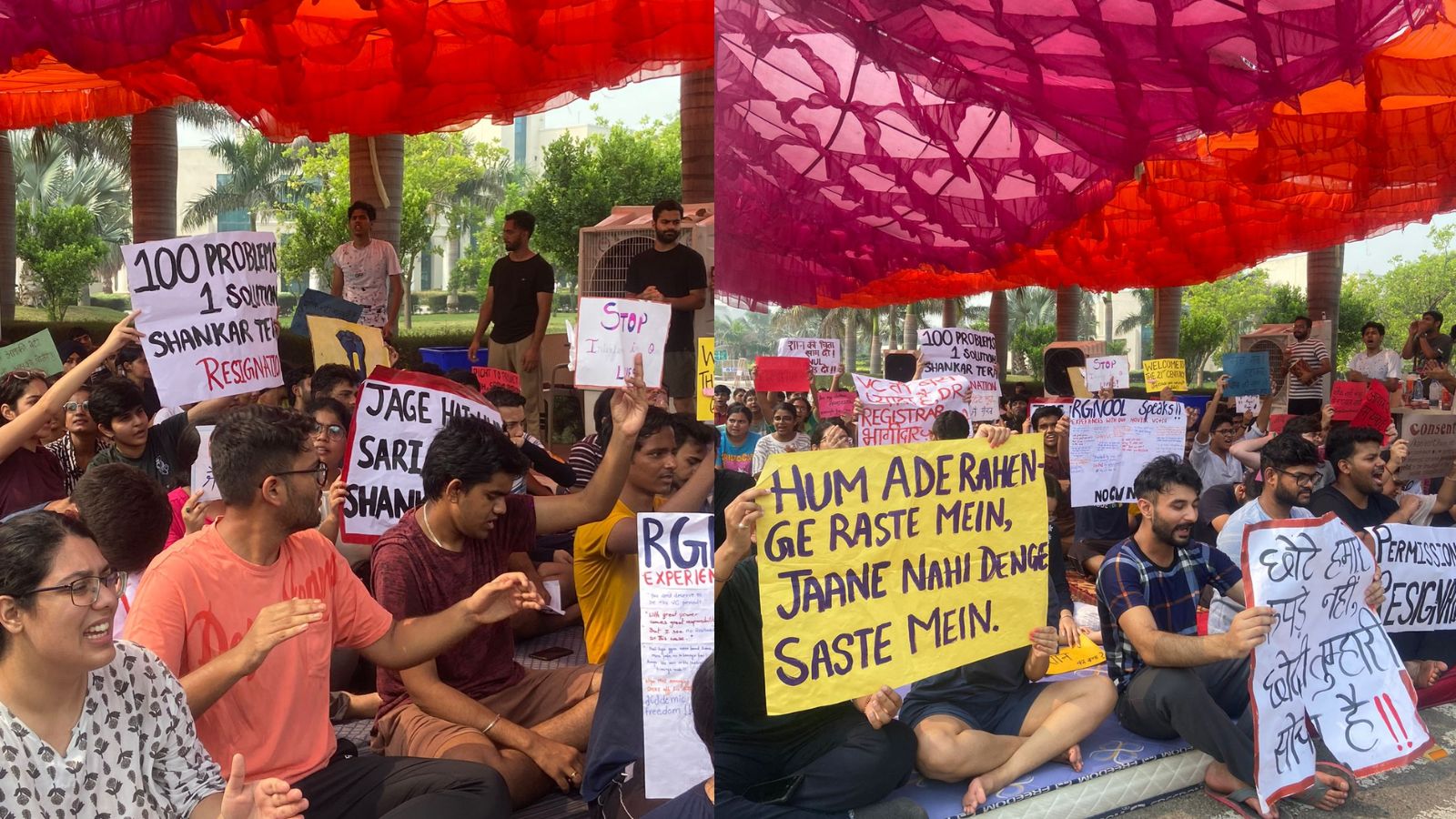 RGNUL protests continue; students write to Chancellor calling for resignation of Vice-Chancellor