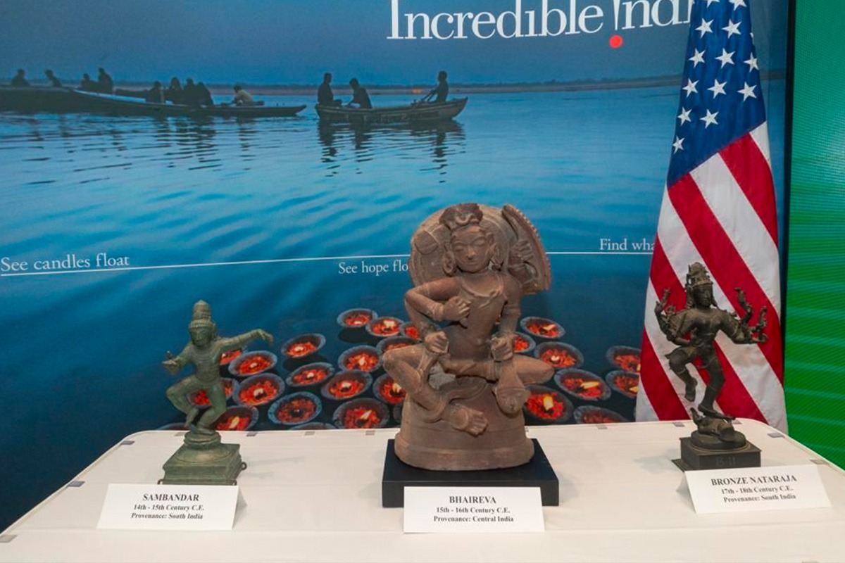  US government returned 297  antiquities back to India