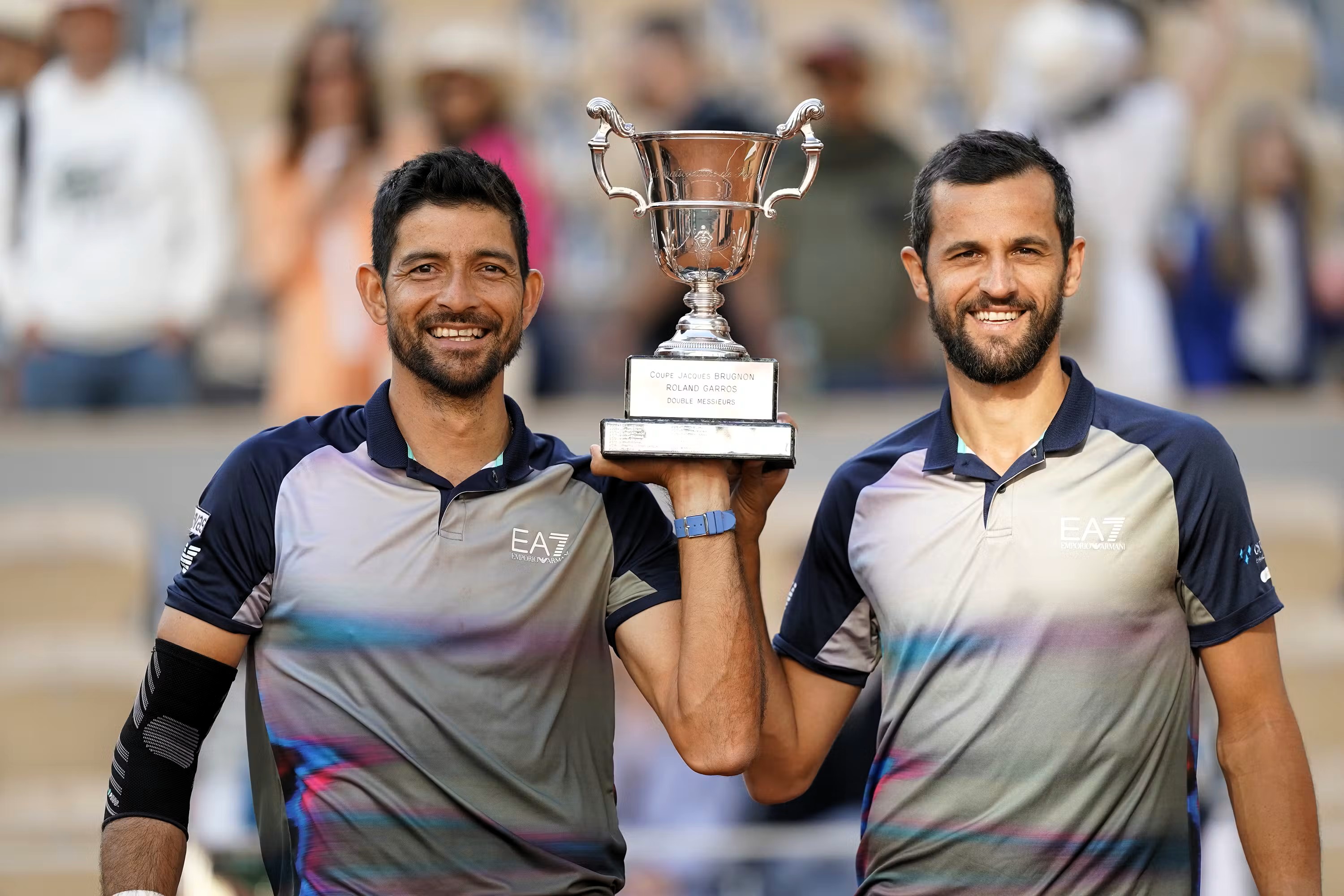 photo: French open 2024 Men's doubles winners Marcelo Arevalo & Mate Pavic 