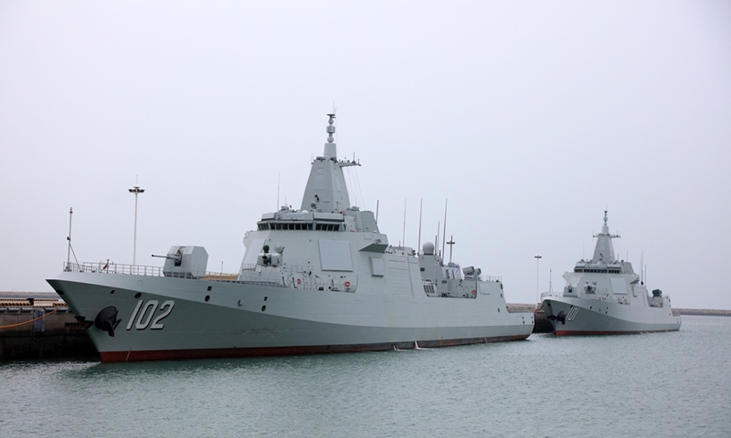 Photo: Type 055 destroyers the Chinese military