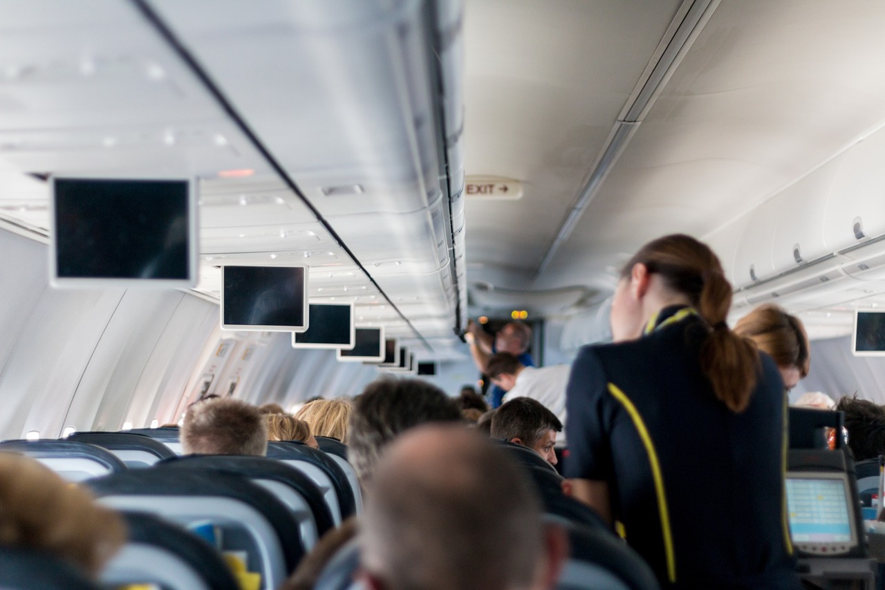 Photo: Plane cabin