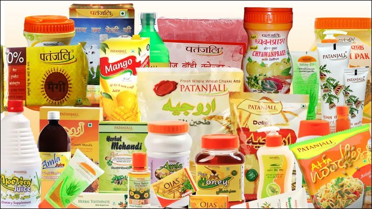 Patanjali products in India