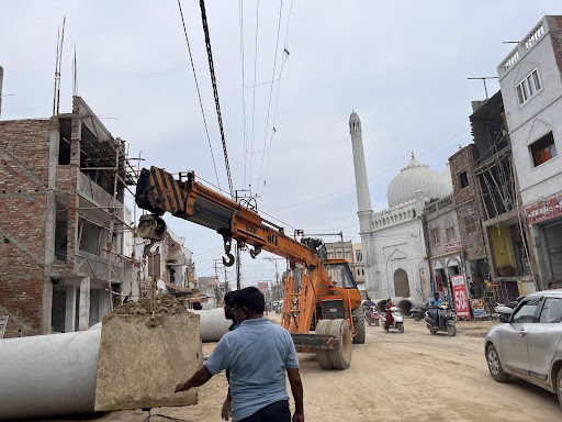 Demolition of houses in Ayodhya