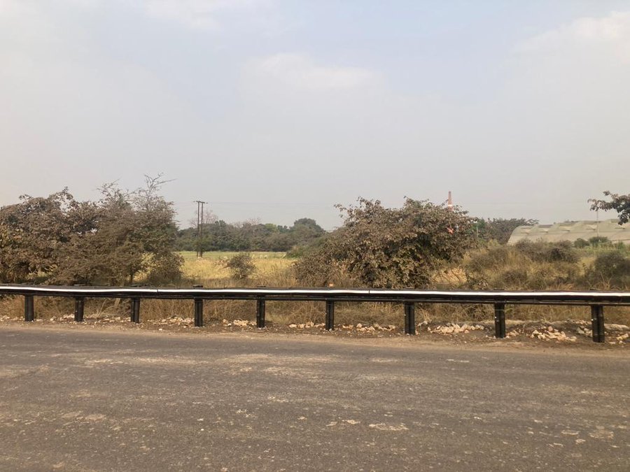 bamboo crash barrier