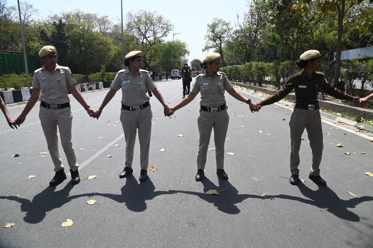 forces deployed during AAP protests