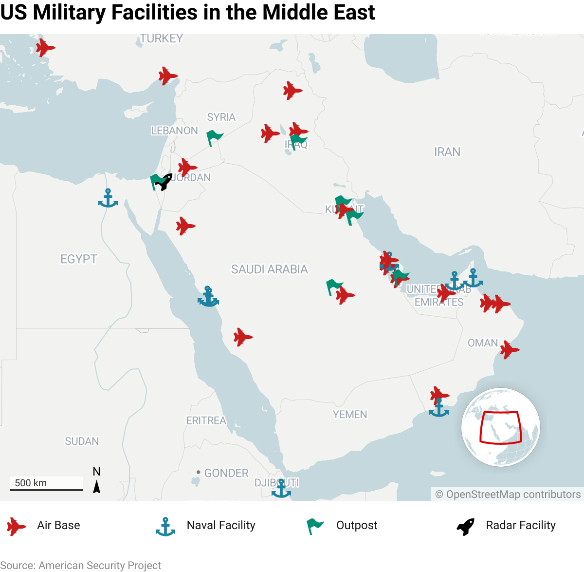 photo:US TROOPS STATIONED IN THE REGION