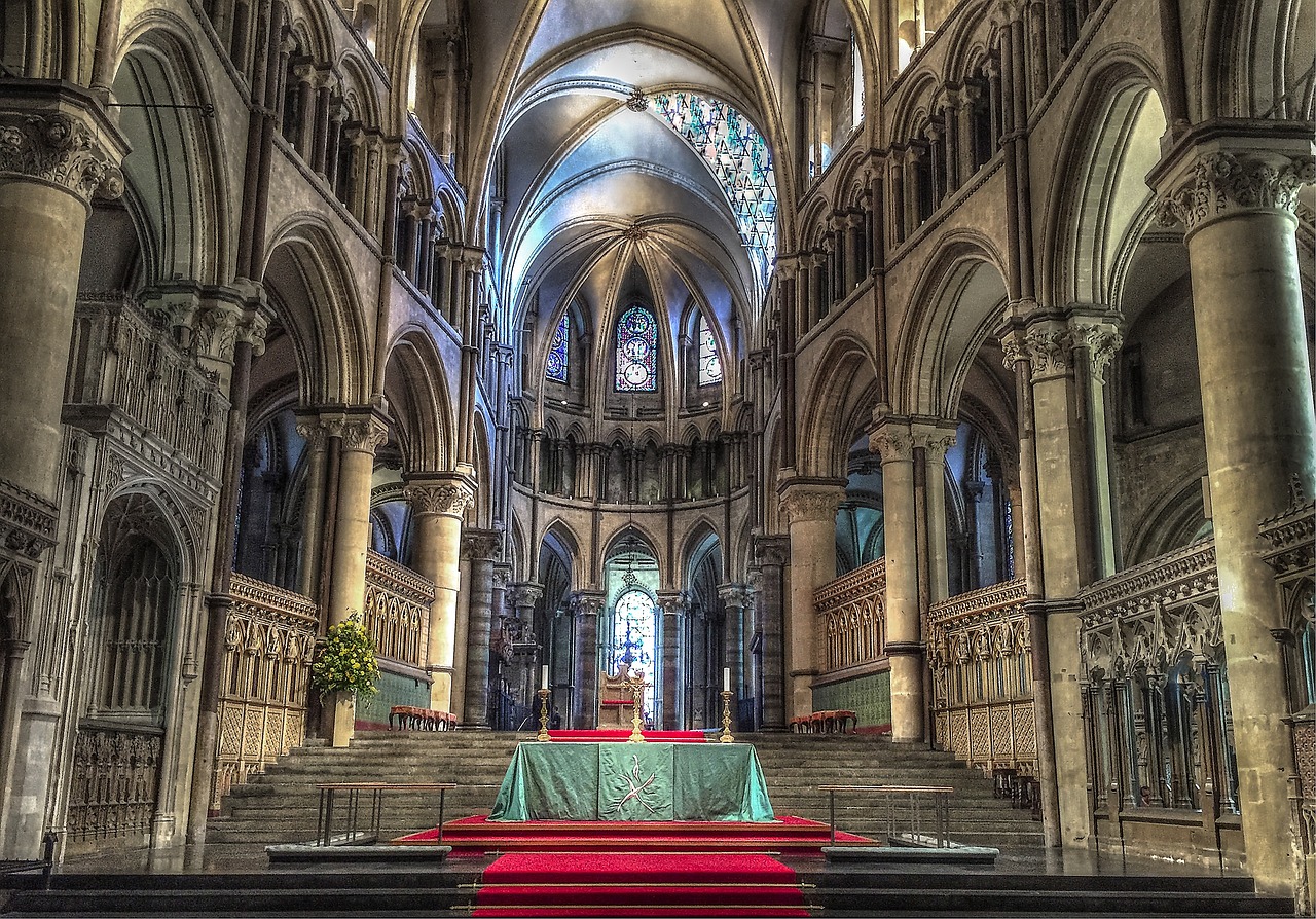 photo: Canterbury Cathedral in England