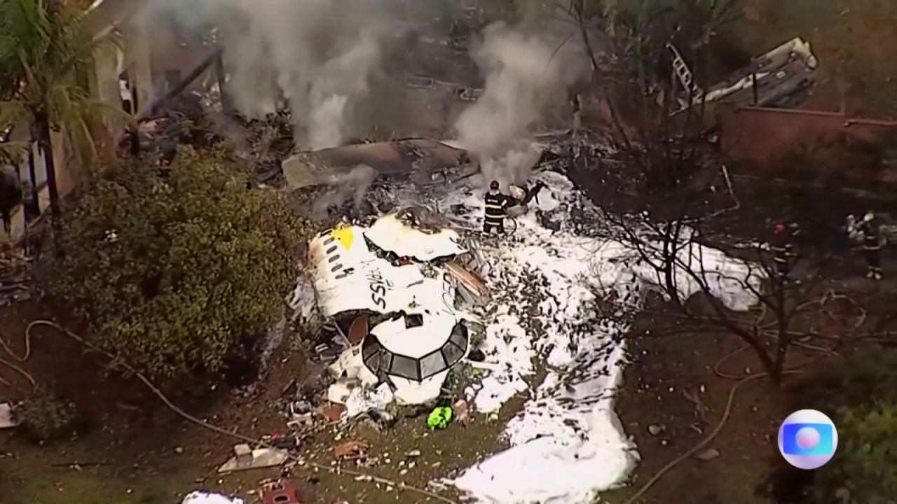 at least 61 dead after passenger plane crashes in brazil