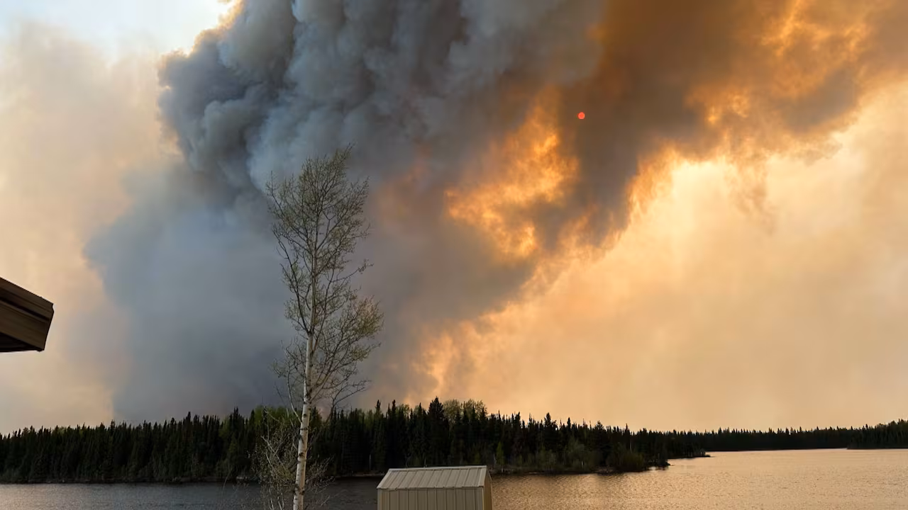Wildfires force evacuations in Manitoba, Canada