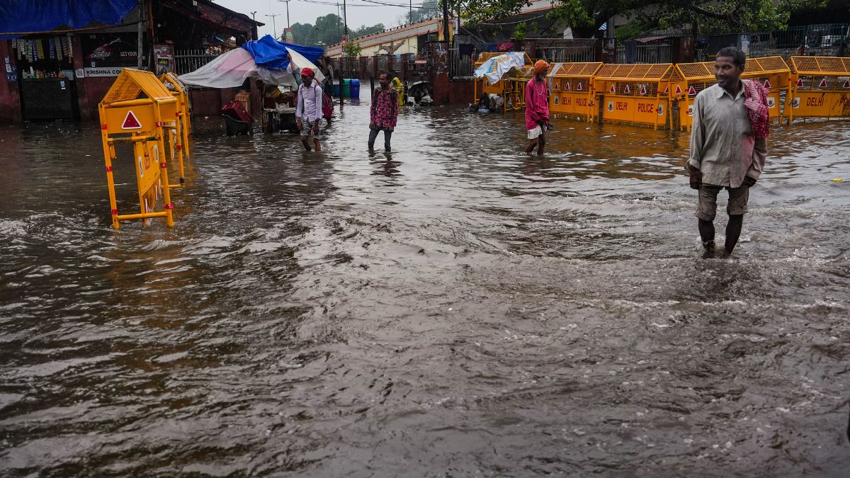 Heavy rainfall in north india