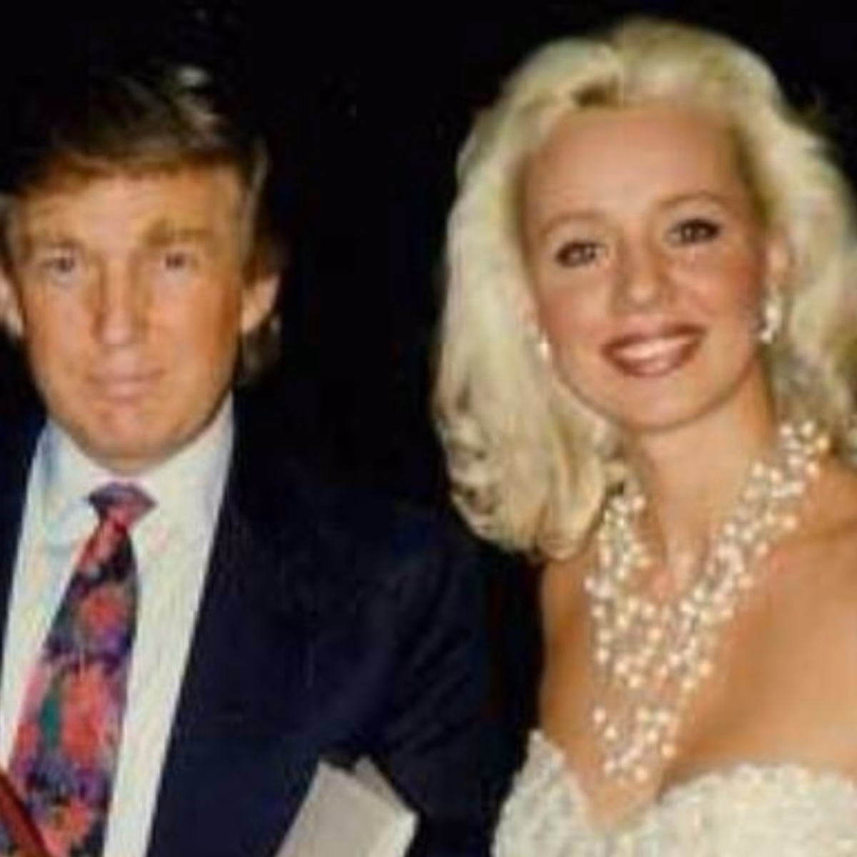 Beatrice Keul and Donald Trump at the 1993 American Dream Pageant