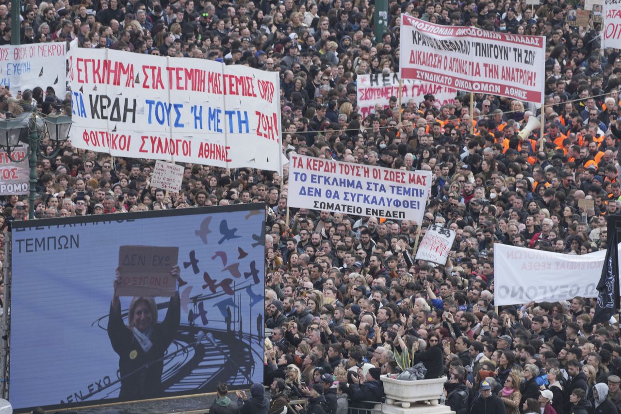 Mass Protests in Greece on the Second Anniversary of the Tempi Train Disaster