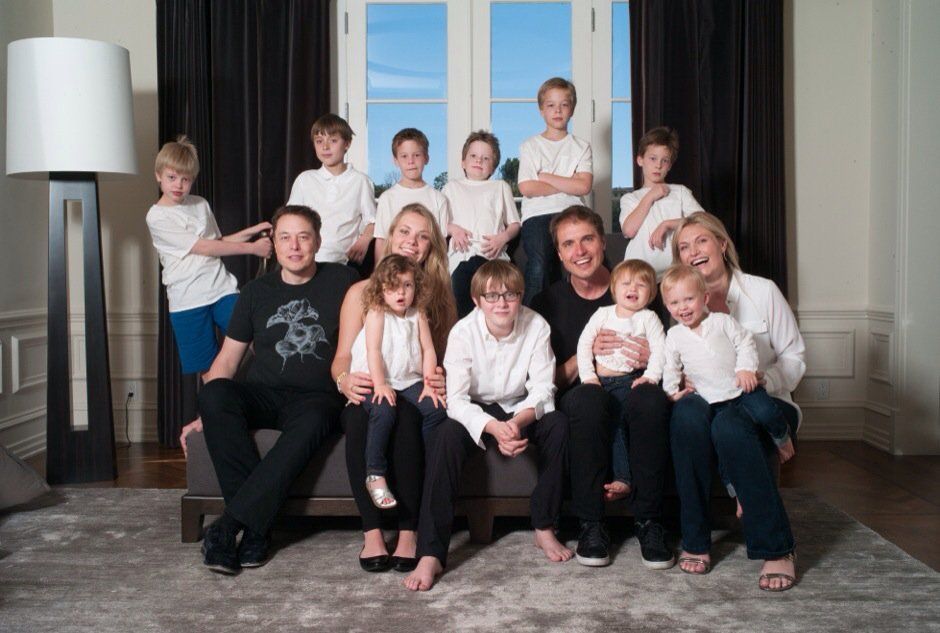 Elon musk family