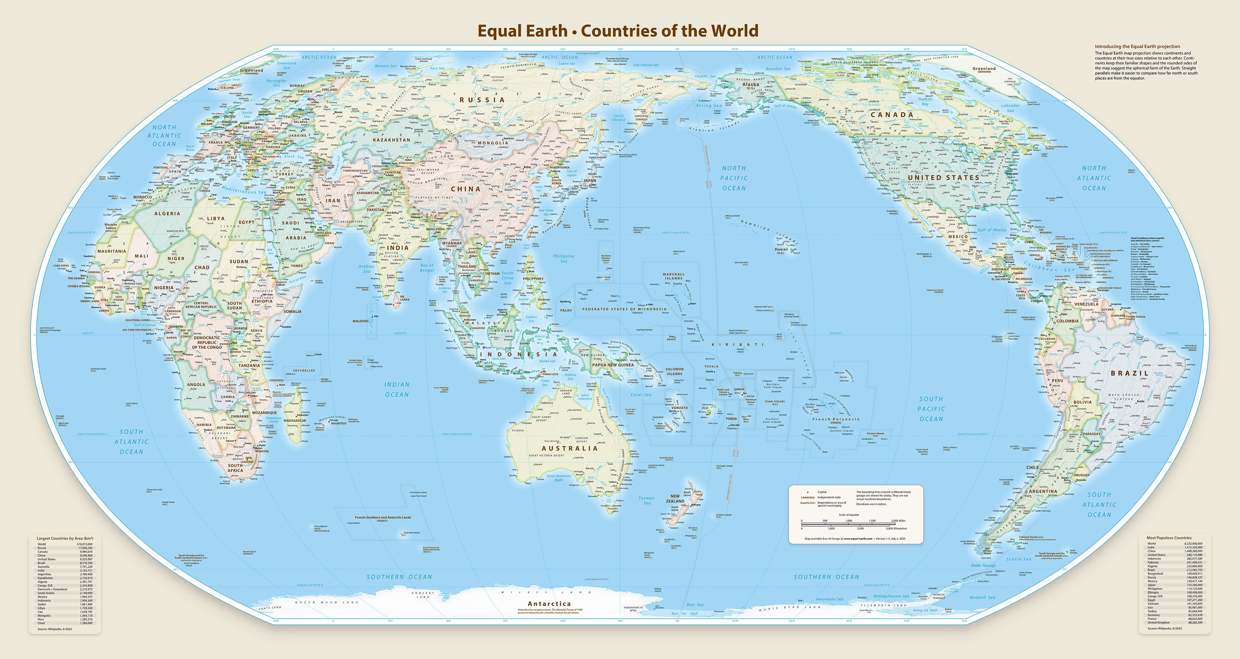 UN new world map