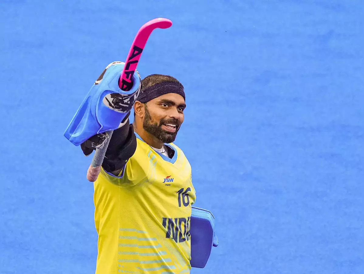 PR Sreejesh Wins Goalkeeper of the Year Award