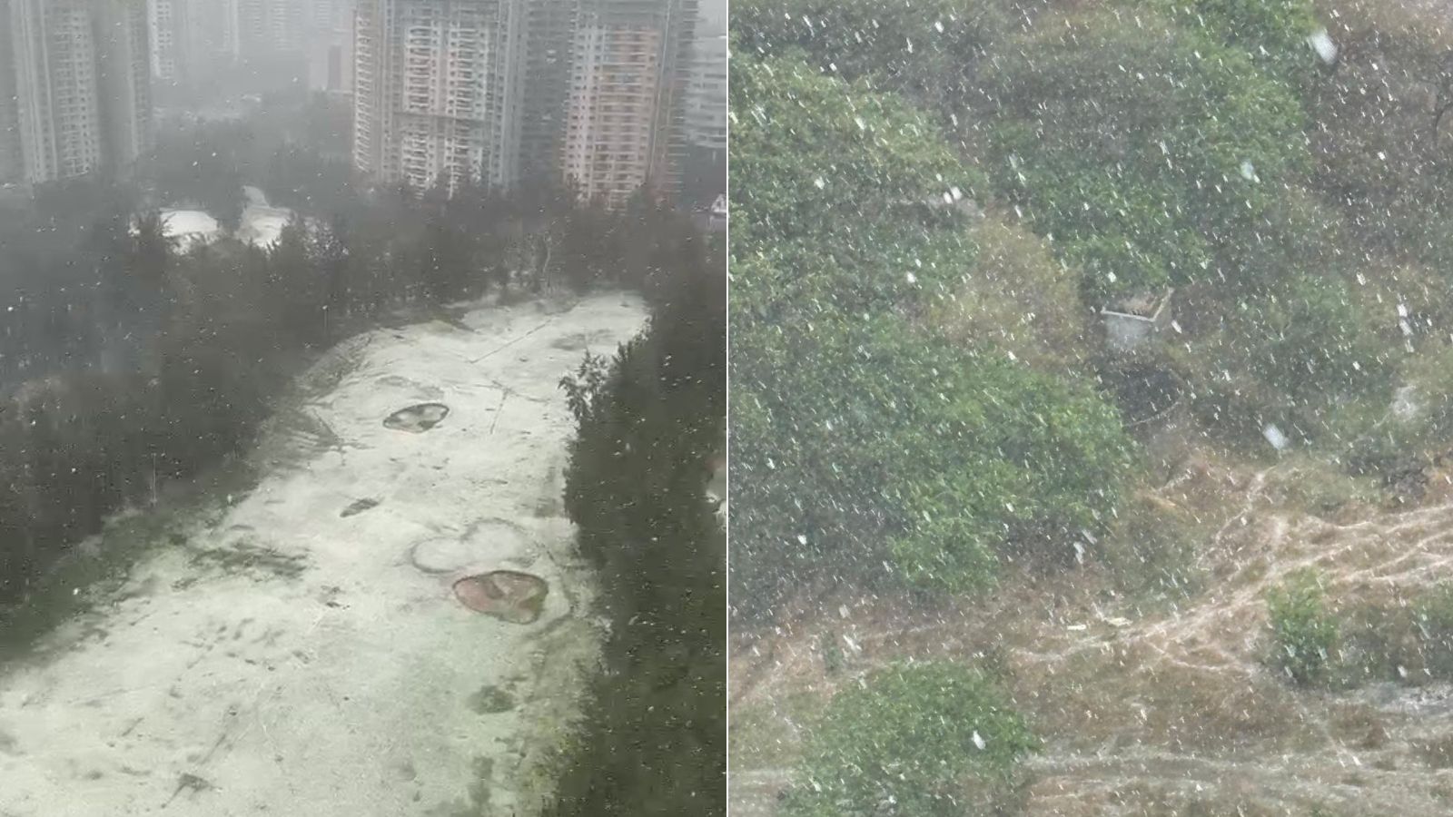 Pune hailstorm