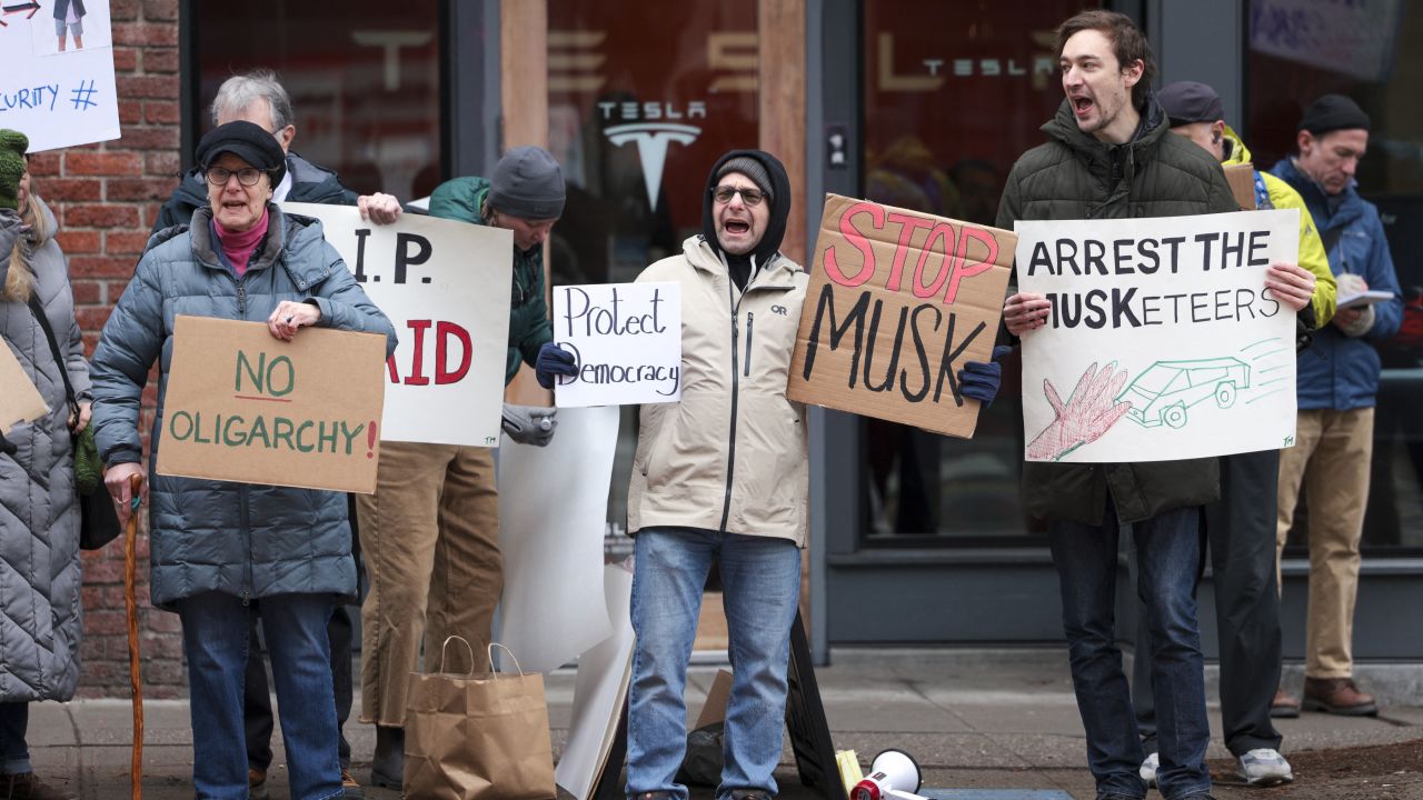 Tesla owners getting called Nazis as Elon Musk purges government