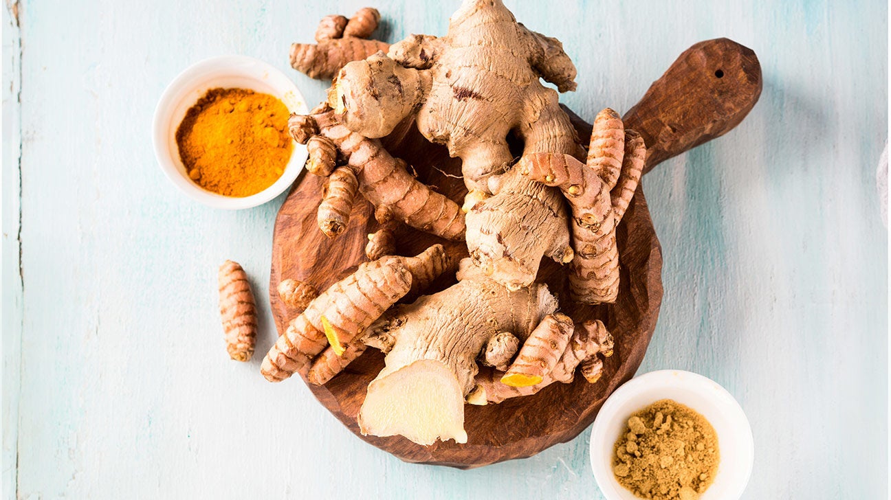 Ginger and Raw Turmeric