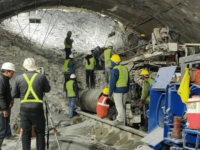 The rescue at uttarkashi tunnel teams aim to complete the vertical drilling within 100 hours by November 30