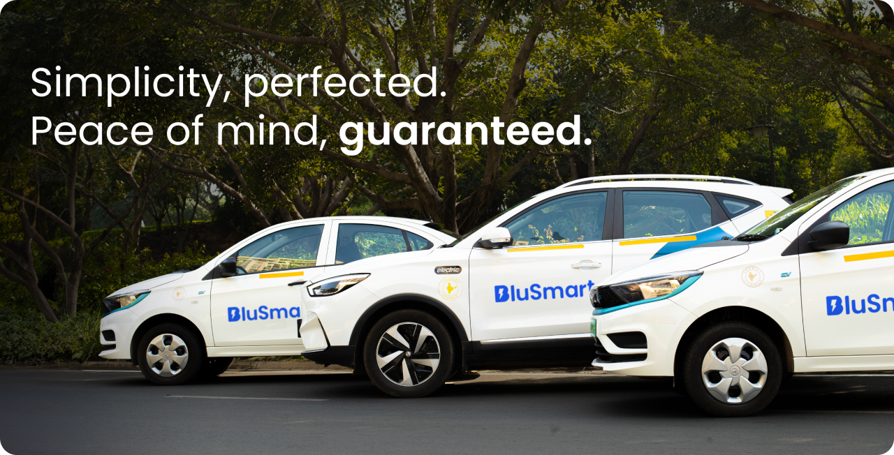 photo: BluSmart cabs 