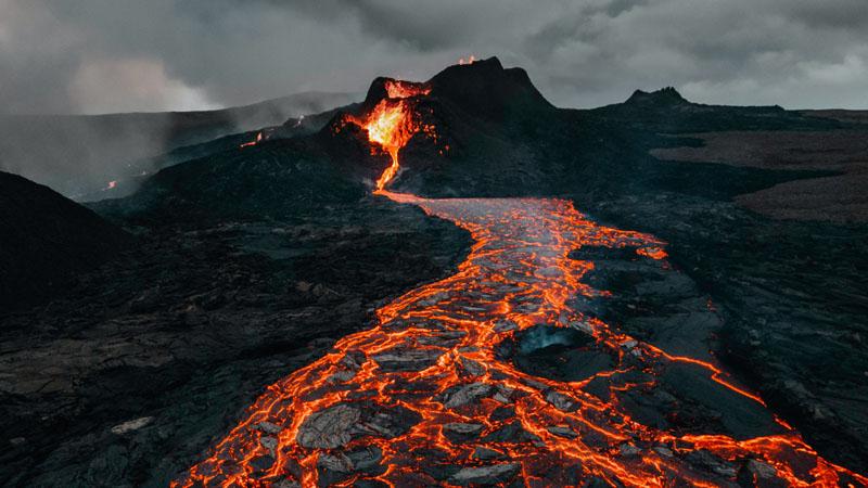 Iceland boasts the highest count of active volcanic systems in Europe.