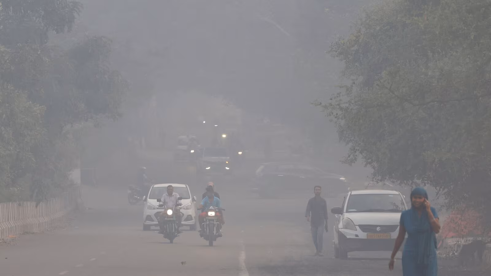Delhi Chokes as Diwali Fireworks Cloud the Sky