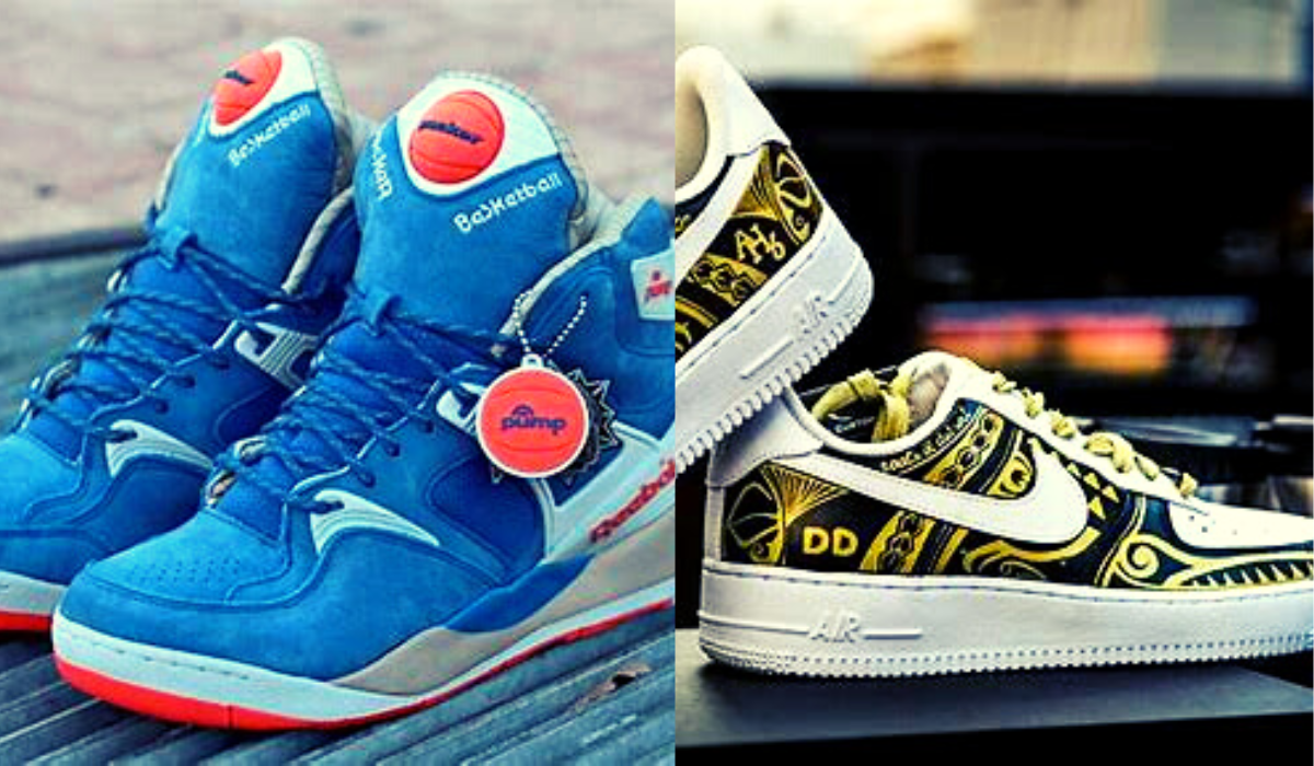 Reebok Pump sneakers & Nike Air Force 1 sneakers 