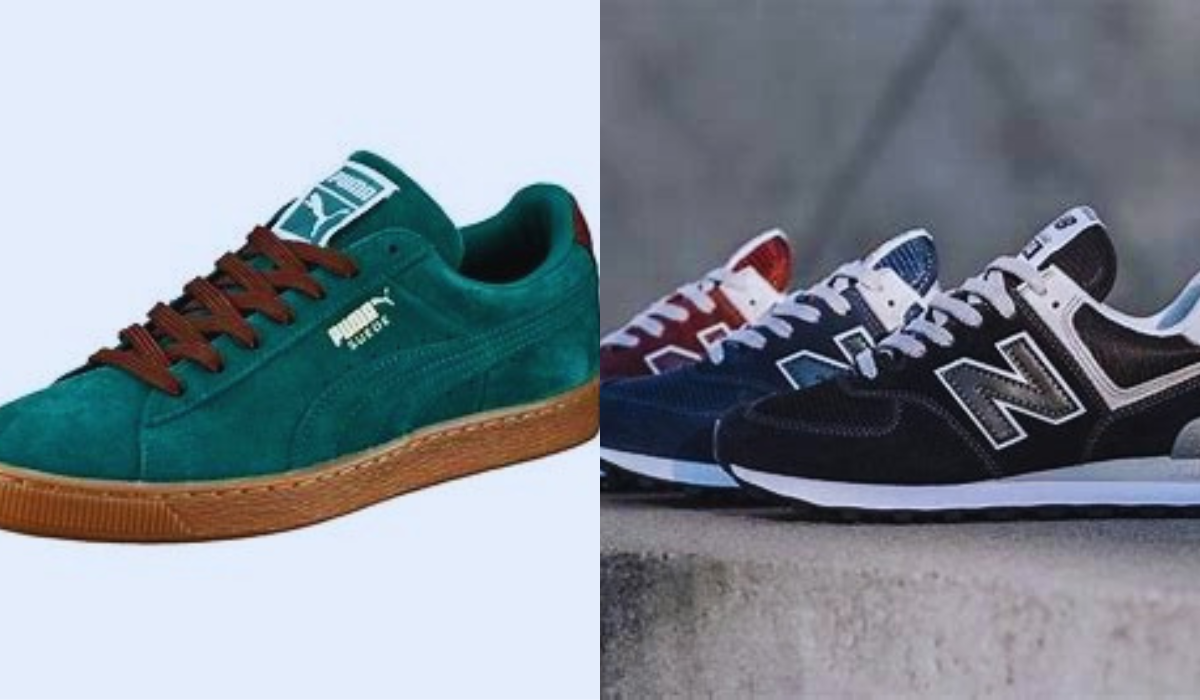 Puma Suede Sneakers & New Balance 574 sneakers