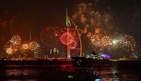 Dubai's New Year's Eve celebrations include a fireworks display