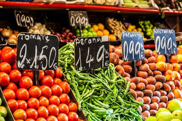 An Image of Vegetable market