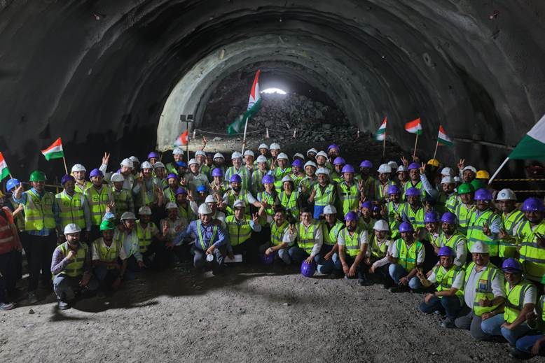 3rd mountain tunnel breakthrough in Maharashtra within 5 months