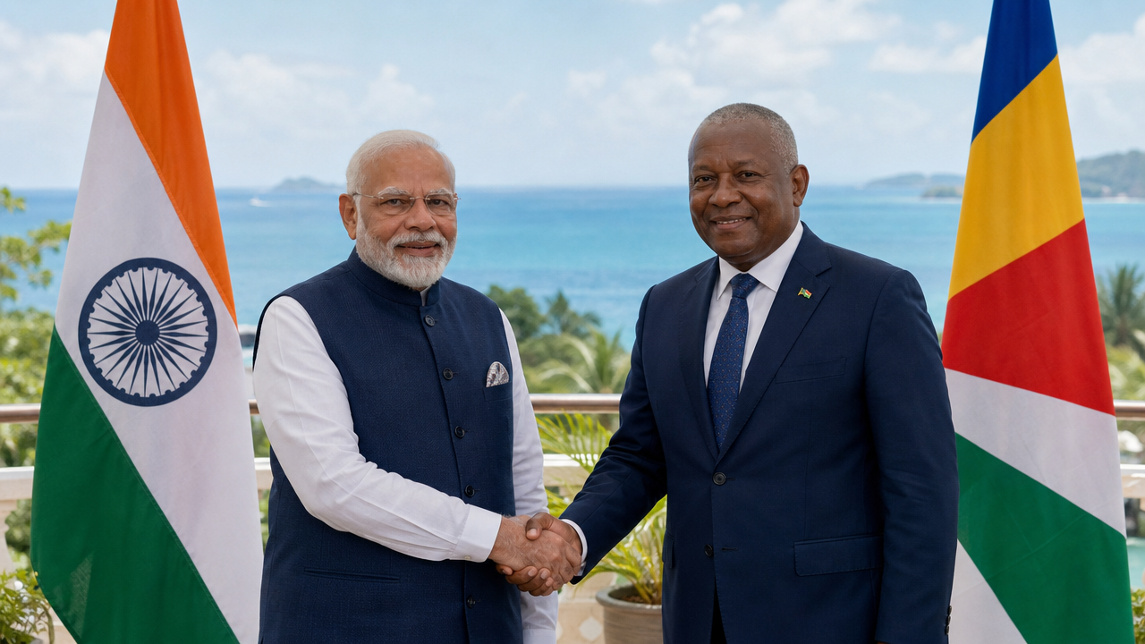 modi in seychelles
