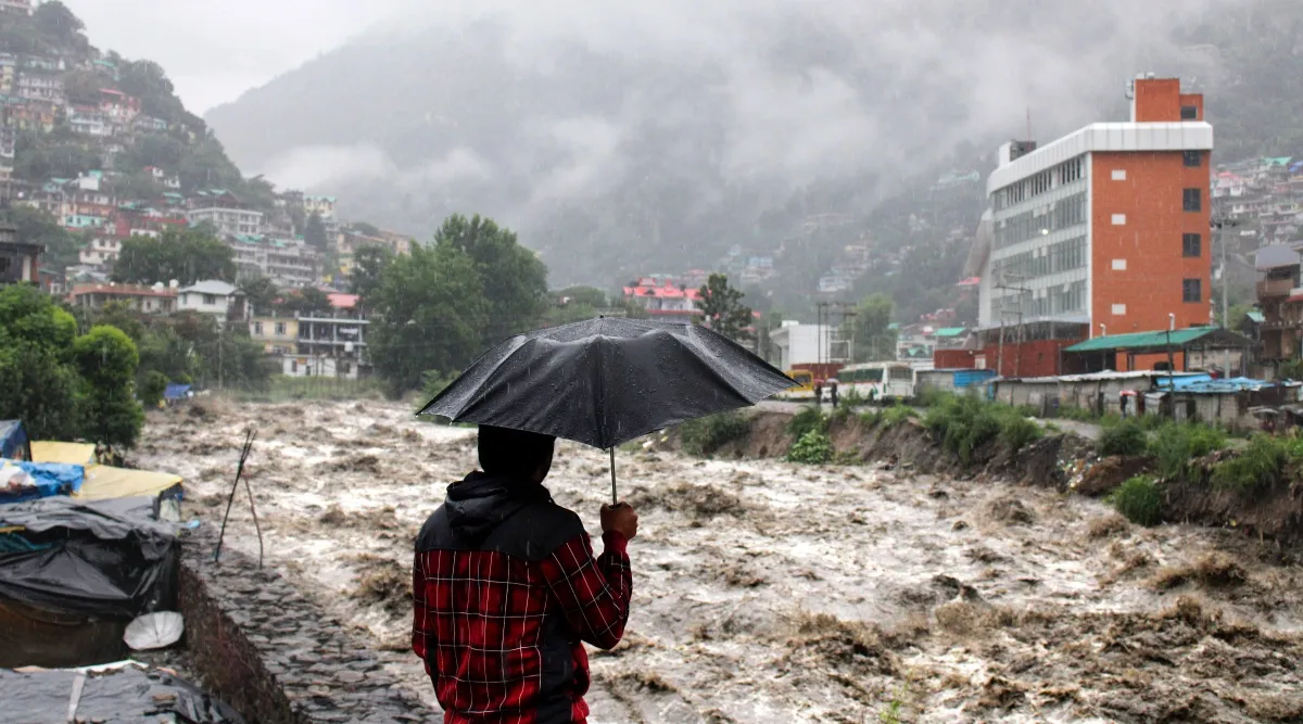 Heavy rainfall in north india