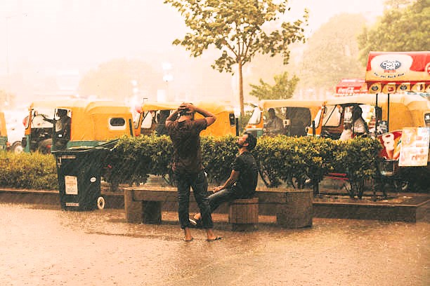 CP delhi rain