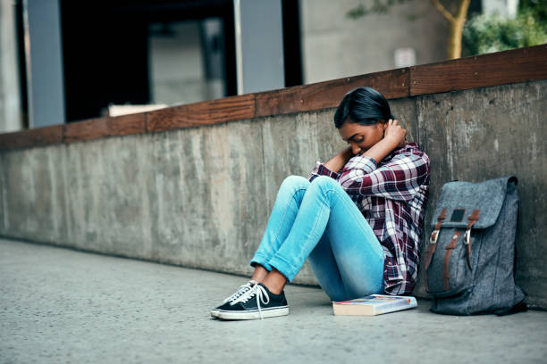 photo: representative photo of a student stressed