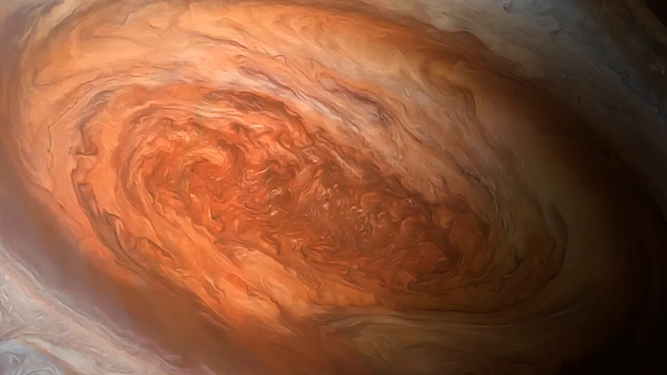 Photo: Red spot in Jupiter