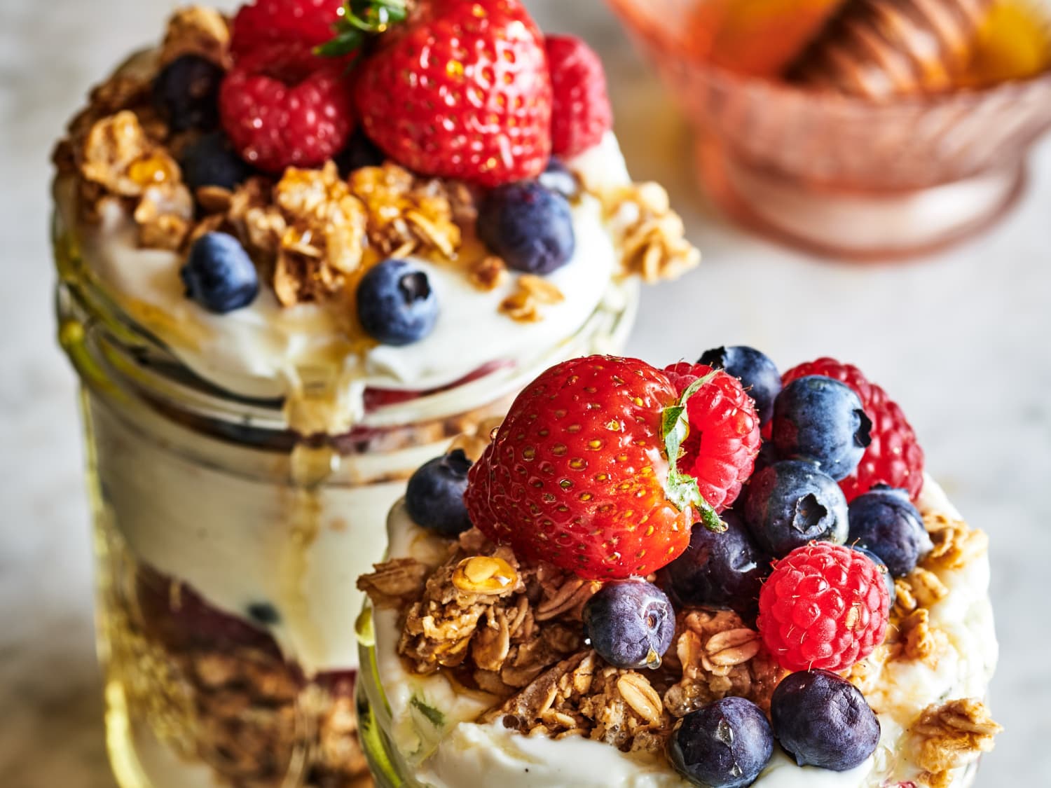 Yogurt Parfaits with Fresh Fruits